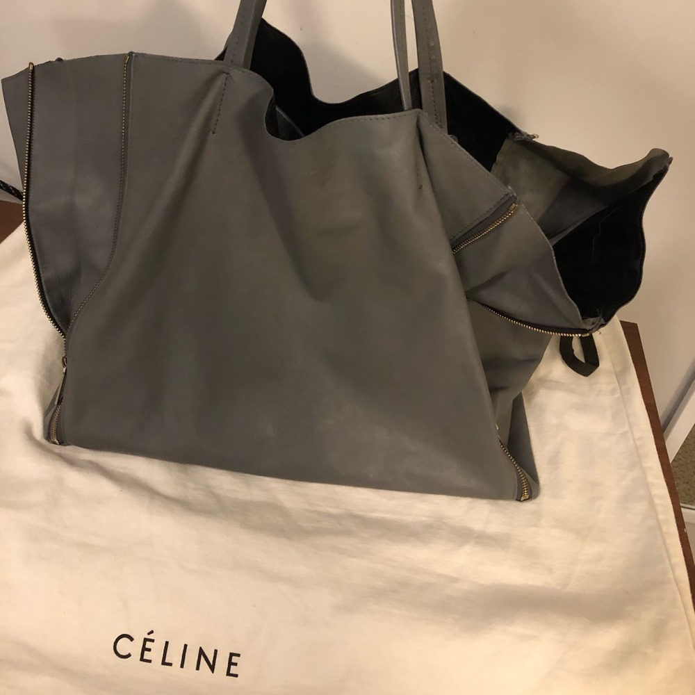 Grey Celine tote bag